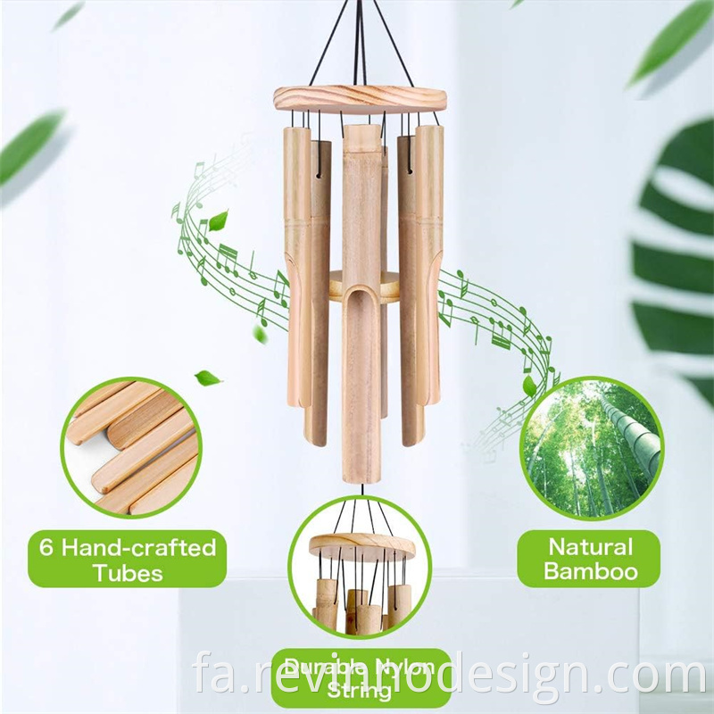 unique bamboo wind chimes